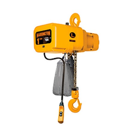 Harrington NER010L-12 Hoist, 1 Ton Capacity