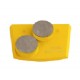 Quick Change Double Button For Soft Concrete (Yellow)