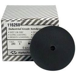 Alpha® QRS Silicon Carbide Sanding Discs