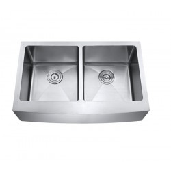 DFS202 Double Equal Bowl Apron Kitchen Sink