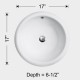 DFS-CV01W SIGMA - Ceramic Vessel Sink