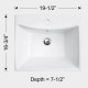 DFS-CV06W PROCYON - Ceramic Vessel Sink