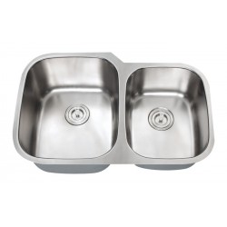 DFS- 201 Orion - 60/40 Double Bowl Stainless Steel Sink