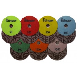 Stinger 7 Step Wet Polishing Pads