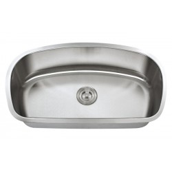 DFS-104 Neptune - Full D-Back Single Bowl Sink