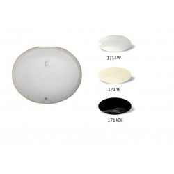 DFS 1714 Oval Porcelain Vanity Sink