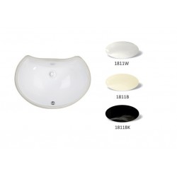 DFS 1811 Half Moon Porcelain Vanity Sink