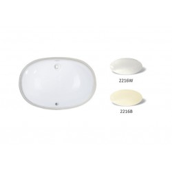 DFS 2216 Large Oval Porcelain Vanity Sink