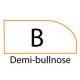 Alpha Profile B - Demi Bullnose