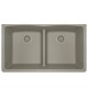 DFS-812 Low Divide Equal Bowl Granite Composite Sink