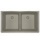 DFS-812 Low Divide Equal Bowl Granite Composite Sink