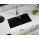 DFS-812 Low Divide Equal Bowl Granite Composite Sink