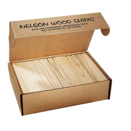 Nelson Wood Shims (120 per carton)
