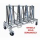 Weha "Shorty" Double Sided Transport Cart (78" X 42" X 32")