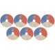 Neoflex Tri-Color 7 Step Polishing Pads for Engineered Stone