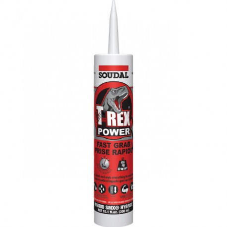 Soudal T-Rex Power Fast Grab  Adhesive (Case of 12)