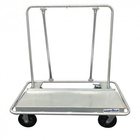 Weha Galvanized Granite Shop Cart - Broken Down