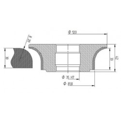 Diamut A33 R20 - 120x35