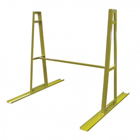 Weha Yellow Safety A-Frame Rack Set