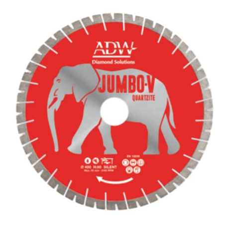 ADW Jumbo V Quartzite Bridge Saw Blades